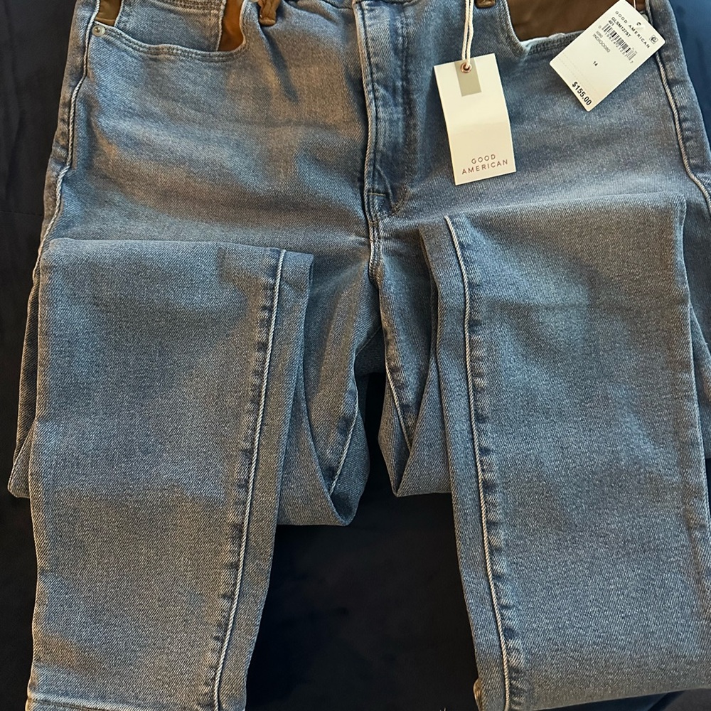 Good American Blue Skinny Jeans Classic stretch